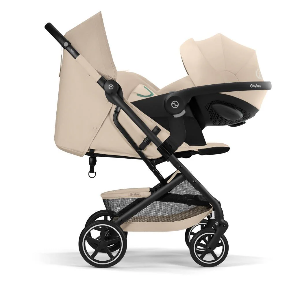 Carrinho Cybex Beezy BLK Almond Beige - Chassis Preto - Image 6