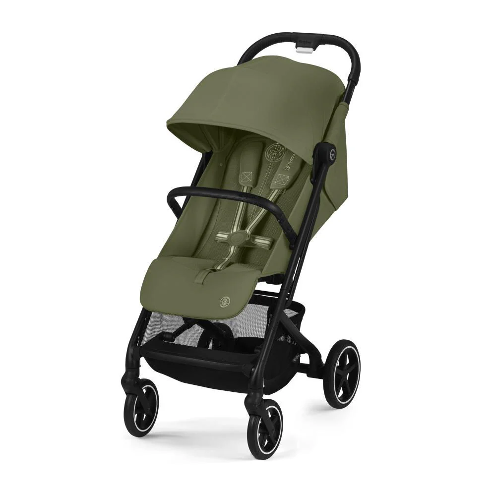 Carrinho Cybex Beezy BLK Moss Green - Chassis Preto (Coleção 2025)