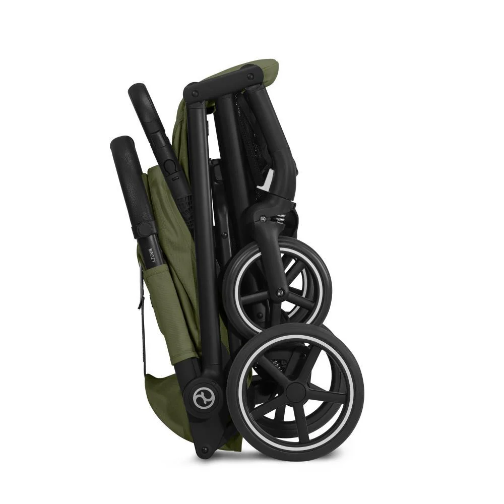 Carrinho Cybex Beezy BLK Moss Green - Chassis Preto (Coleção 2025) - Image 6