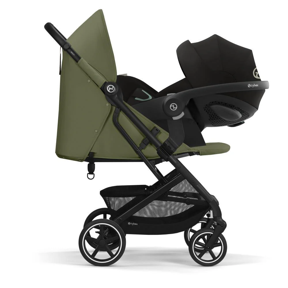 Carrinho Cybex Beezy BLK Moss Green - Chassis Preto (Coleção 2025) - Image 8