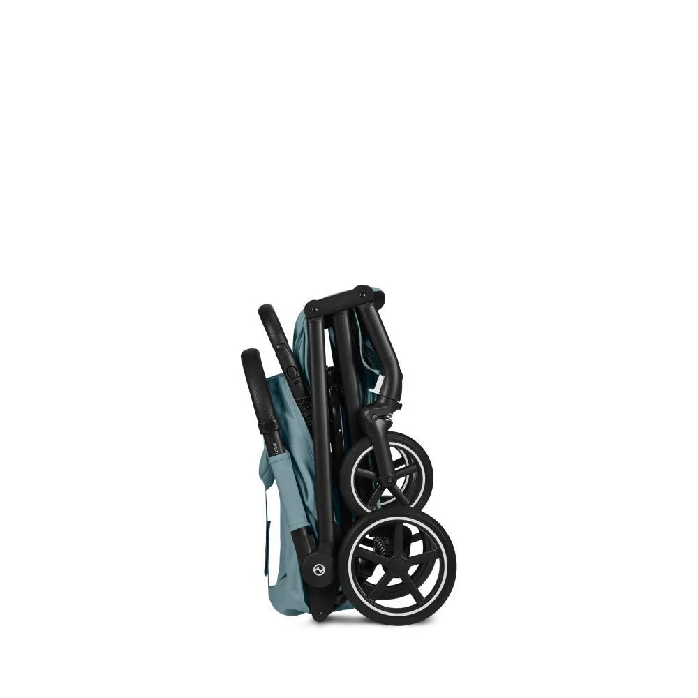 Carrinho Cybex Beezy BLK Stormy Blue - Chassis Preto - Image 5