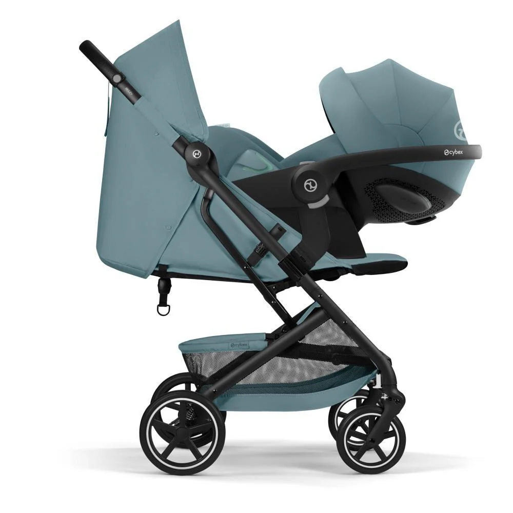 Carrinho Cybex Beezy BLK Stormy Blue - Chassis Preto - Image 6