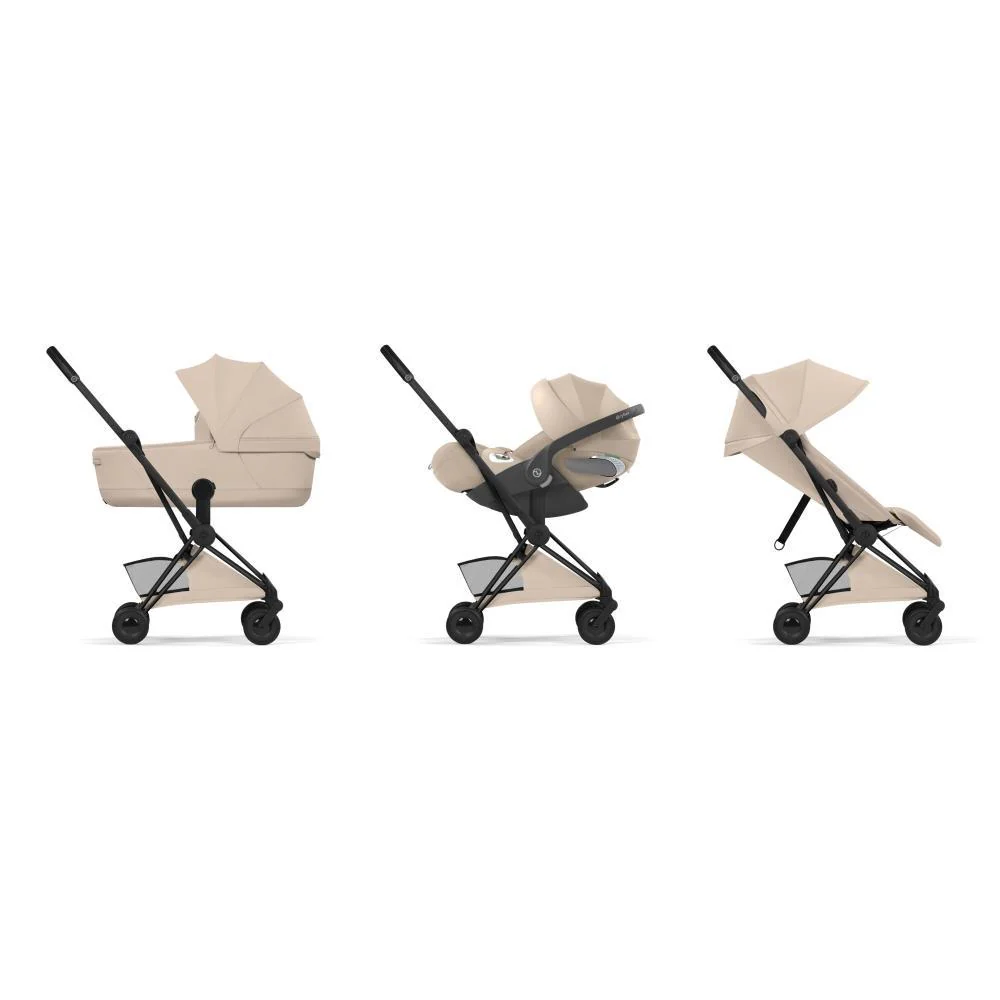 Carrinho Cybex Platinum Coya Style Matt Black Cozy Beige - Image 7