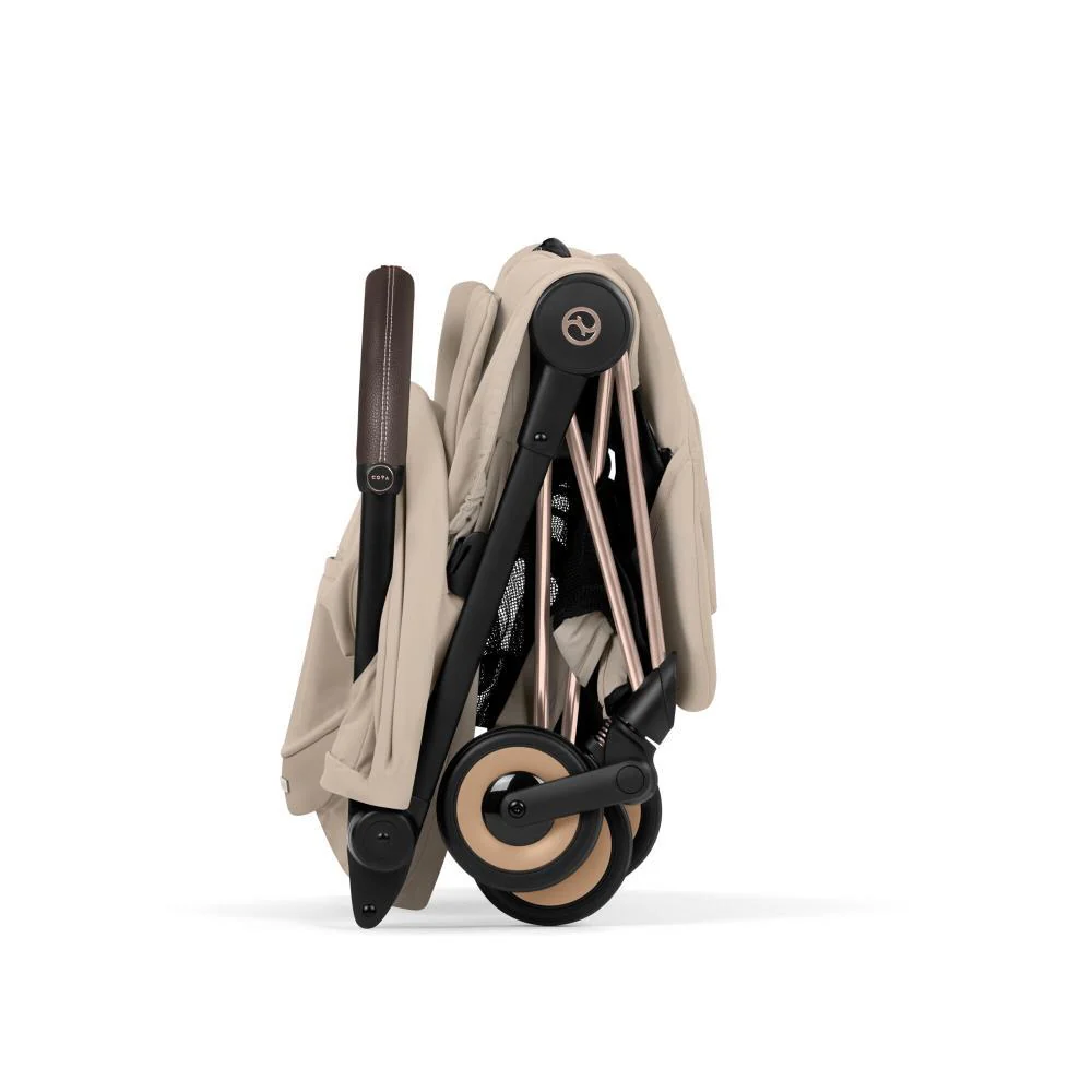 Carrinho Cybex Platinum Coya Style Rosegold Cozy Beige - Image 2
