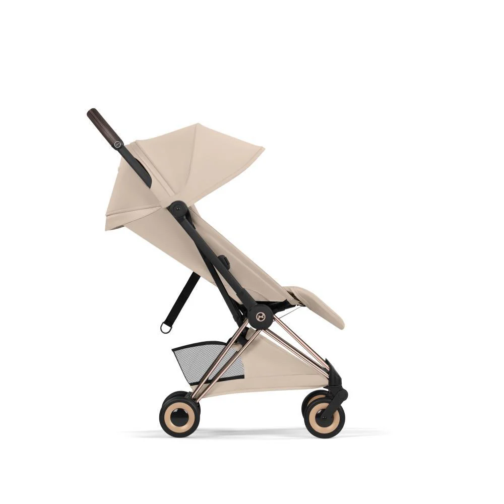 Carrinho Cybex Platinum Coya Style Rosegold Cozy Beige - Image 3
