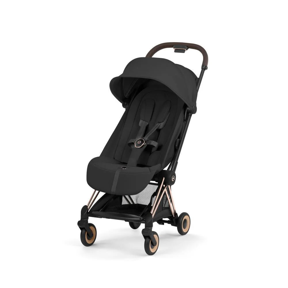 Carrinho Cybex Platinum Coya Style Rosegold Sepia Black