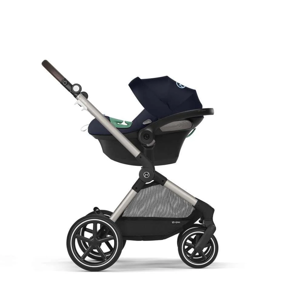 Carrinho Cybex Eos Lux 2 em 1 TPE Stormy Blue - Chassis Taupe - Image 6