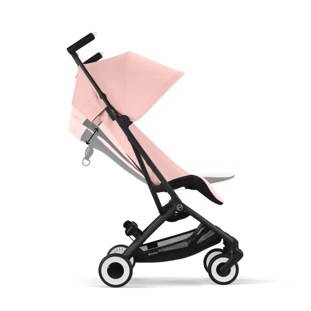 Carrinho Cybex Libelle BLK Candy Pink - Chassis Preto (Coleção 2025) - Image 5