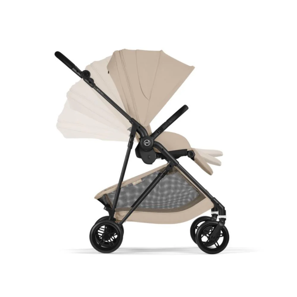 Carrinho Cybex Melio Carbon Almond Beige - Image 4