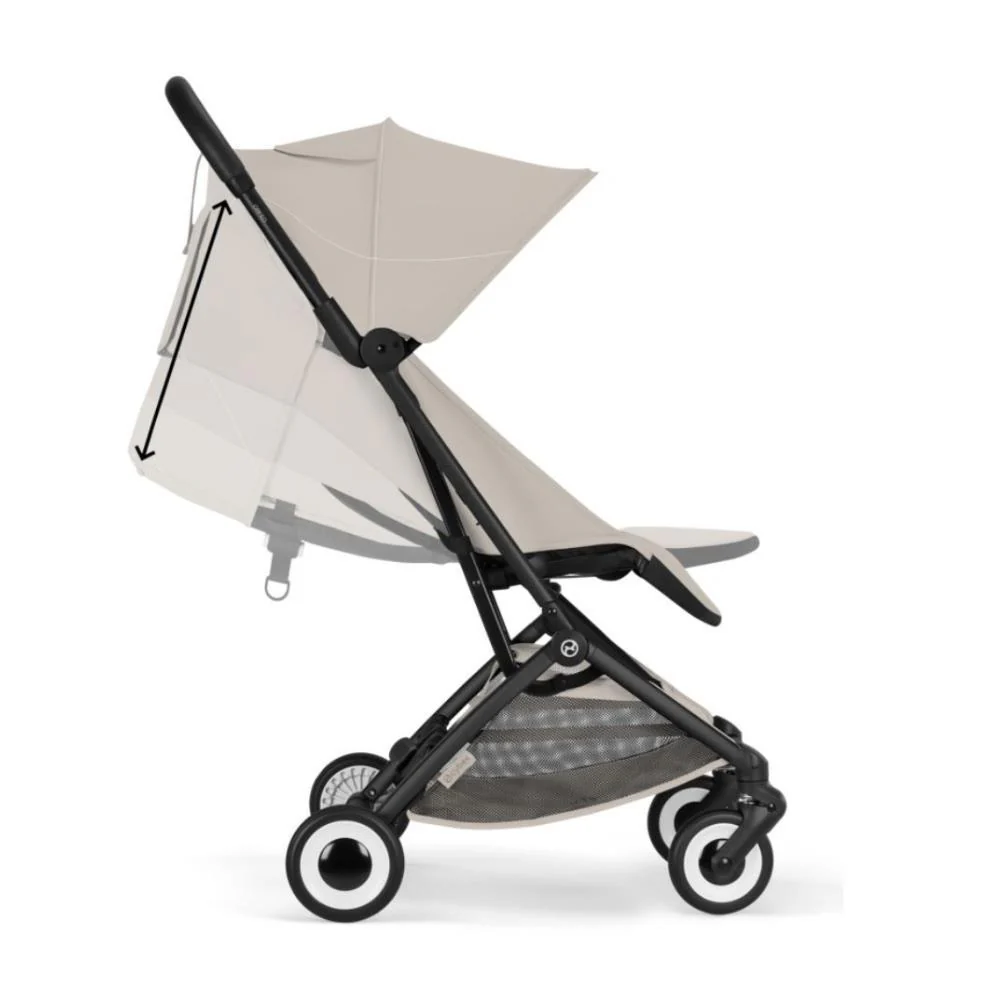Carrinho Cybex Orfeo BLK Dune Grey - Chassis Preto - Image 4