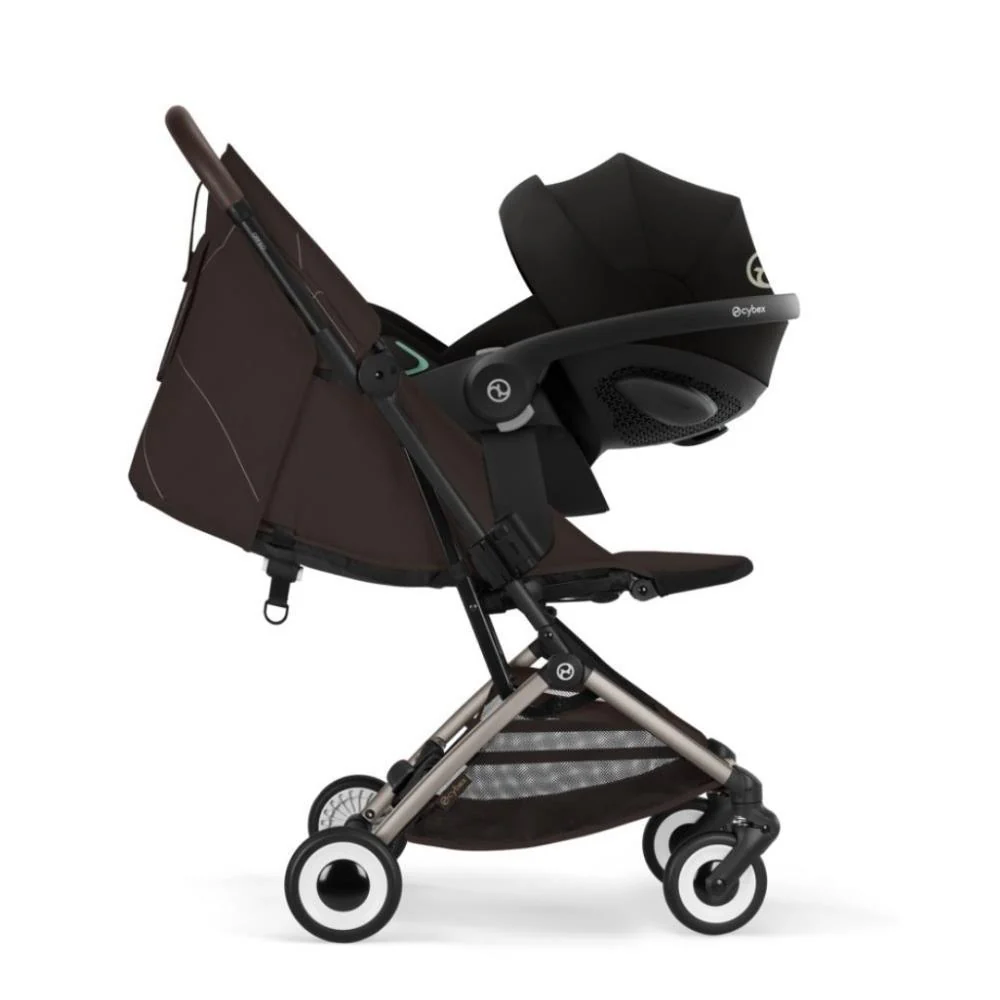 Carrinho Cybex Orfeo TPE Chocolate Brown - Chassis Taupe - Image 6
