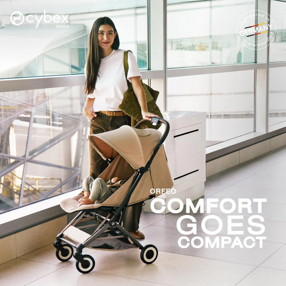 Carrinho Cybex Orfeo TPE Chocolate Brown - Chassis Taupe - Image 7