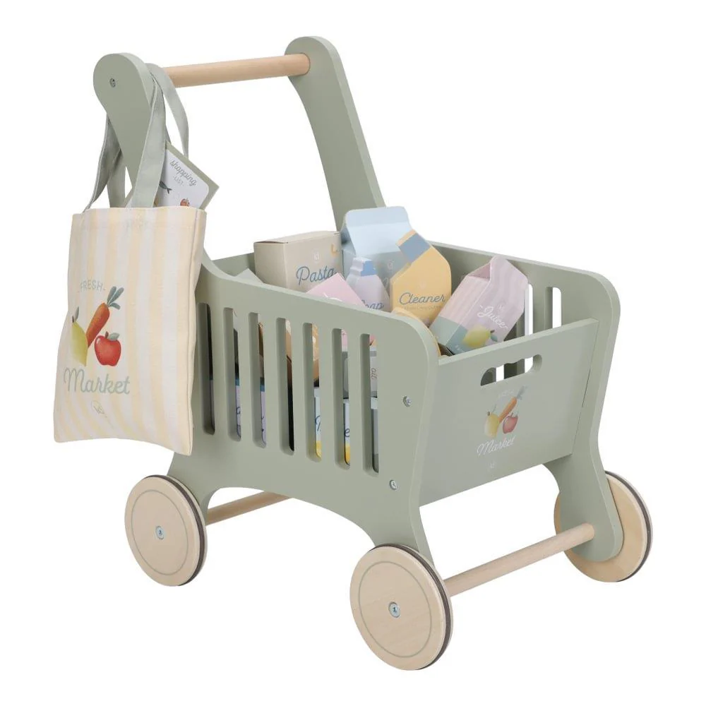 Carrinho de Compras em Madeira com Acessórios Little Dutch - Image 2