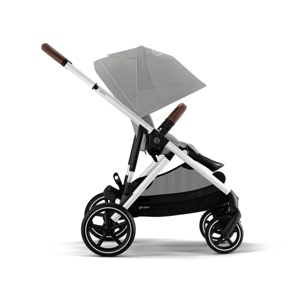 Carrinho Cybex Gazelle S SLV Stone Grey - Chassis Prateado - Image 2