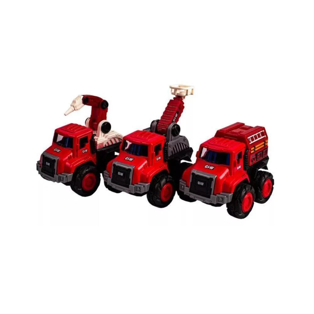 Carro de Bombeiros em Metal 9 cm