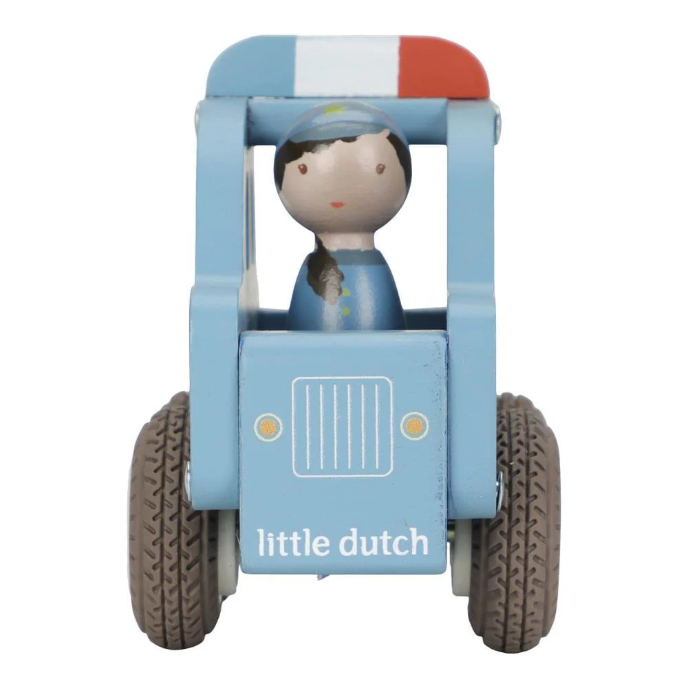 Carro de Polícia com Figura Madeira Little Dutch - Image 4