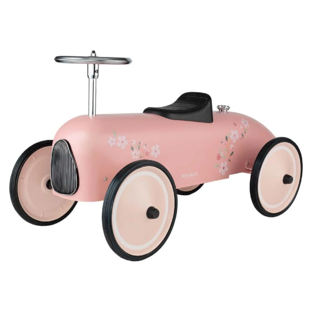 Carro em Metal "Ride-On" Little Dutch Rosa