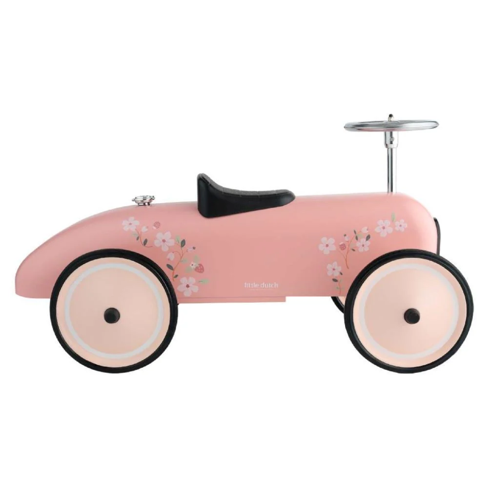 Carro em Metal "Ride-On" Little Dutch Rosa - Image 4