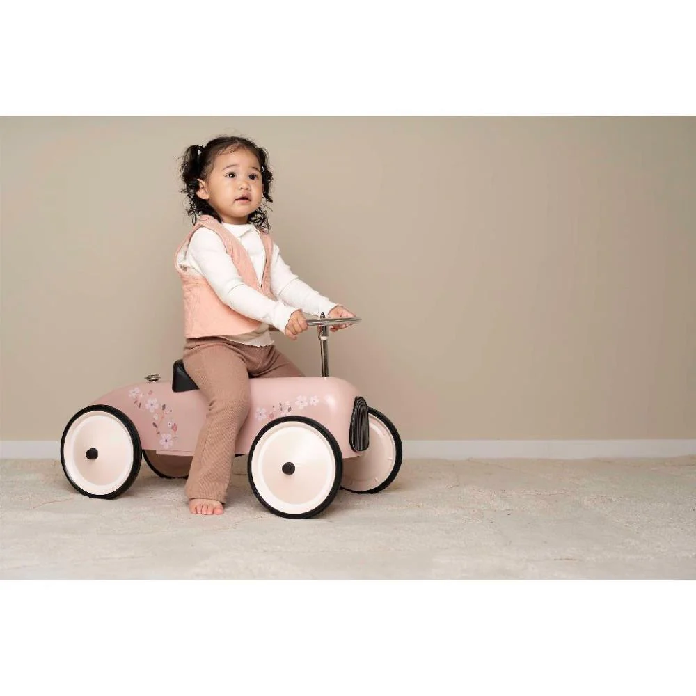 Carro em Metal "Ride-On" Little Dutch Rosa - Image 9