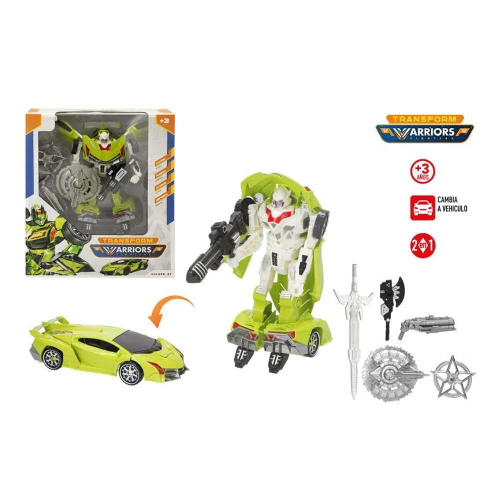 Carro Robot Transformável Transform Warriors - Image 2