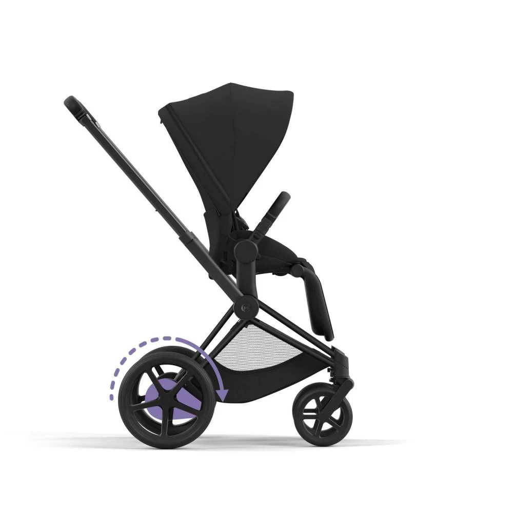 Chassis Cybex Platinum e-Priam e Estrutura do Assento Matt Black - Image 4