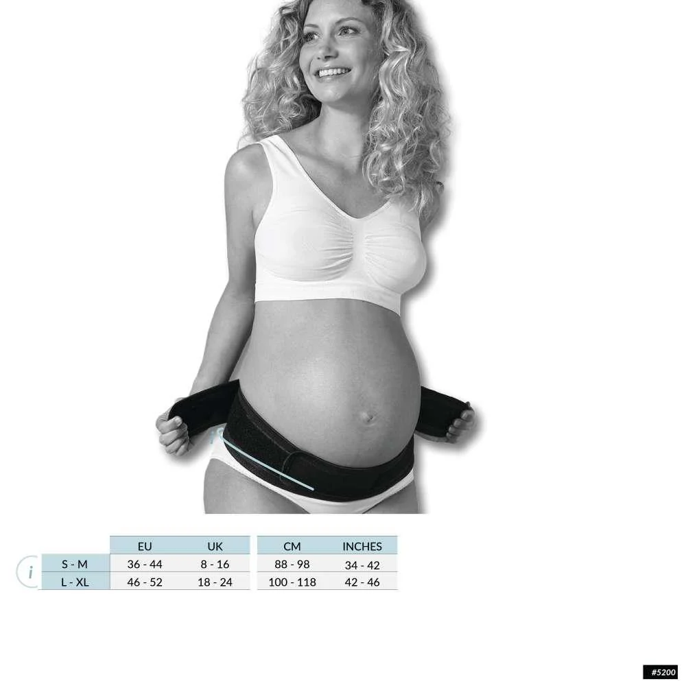 Cinta de Suporte para Gravidez Preto L/XL - Image 6