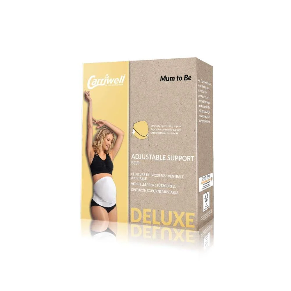 Cinta de Suporte Ajustável para Gravidez Carriwell Honey Bege S/M - Image 8