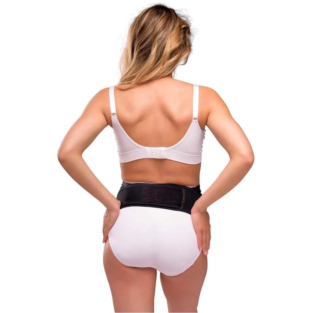 Cinta de Suporte Ajustável para Gravidez Carriwell Preto L/XL - Image 4