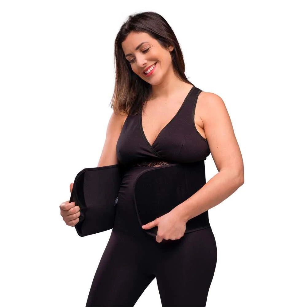 Cinta Pós-Parto Ajustável Carriwell Preto L/XL - Image 2