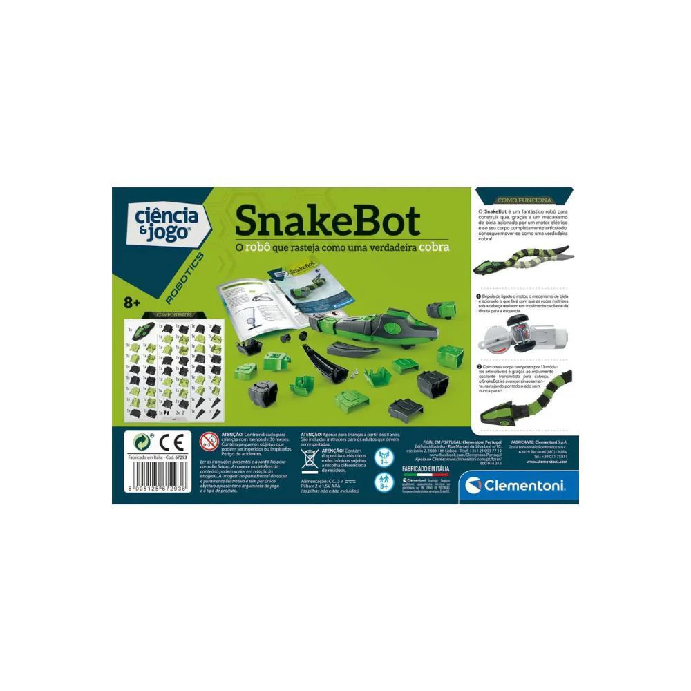 Clementoni Ciência & Jogo Robotics SnakeBot - Image 4