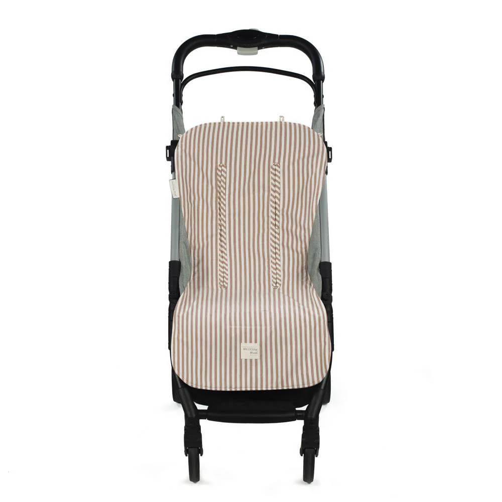 Colchonete para Carrinho Walking Mum Praliné Vichy Moka - Image 3