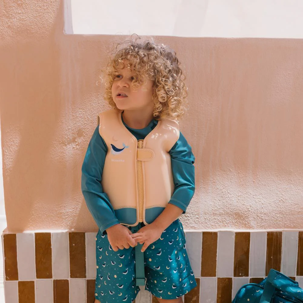 Colete de Aprendizagem Monnëka Whale Teal 3-6 Anos - Image 3