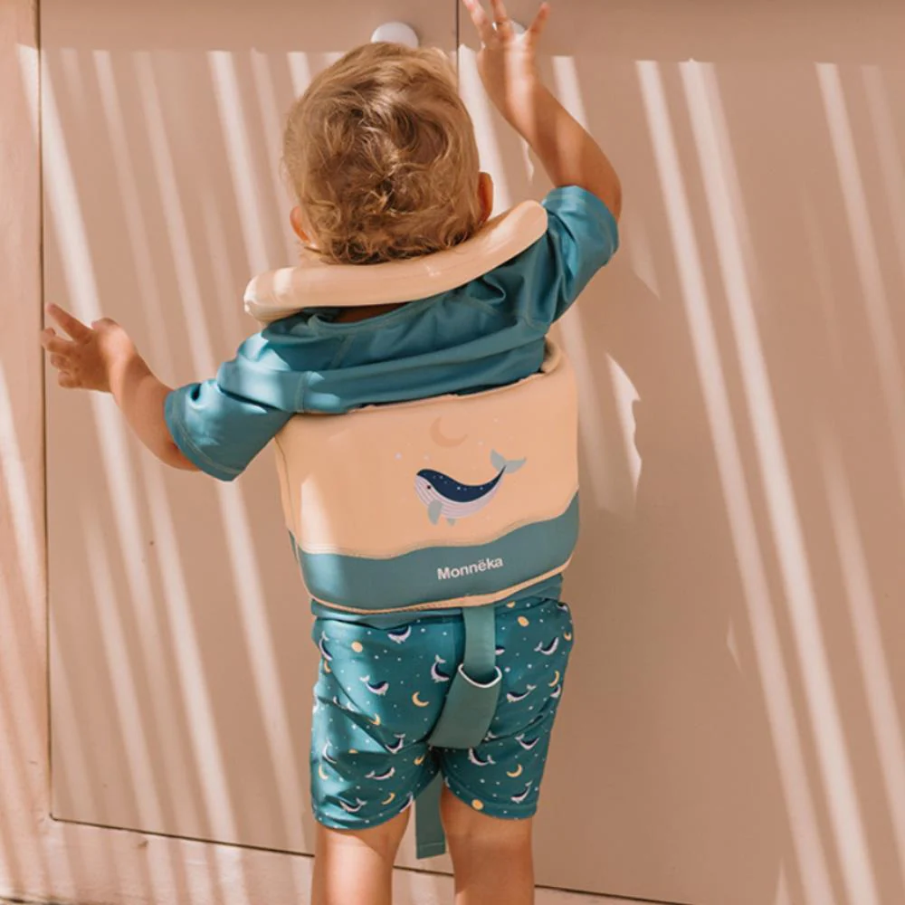 Colete de Aprendizagem Monnëka Whale Teal 1-2 Anos - Image 4
