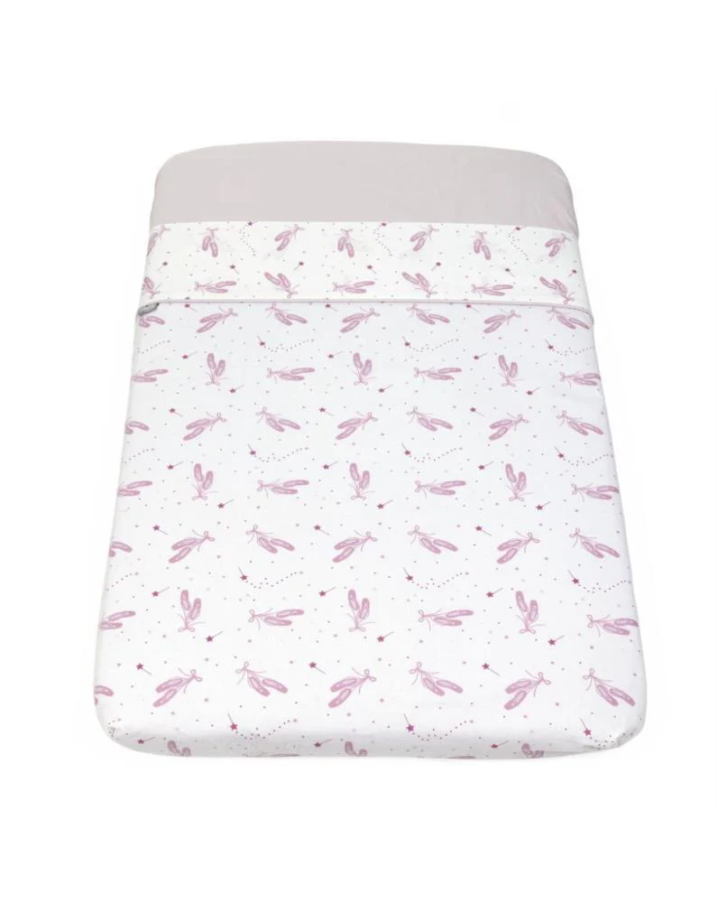 2 Lençóis Pink Ballet para Chicco Next2Me