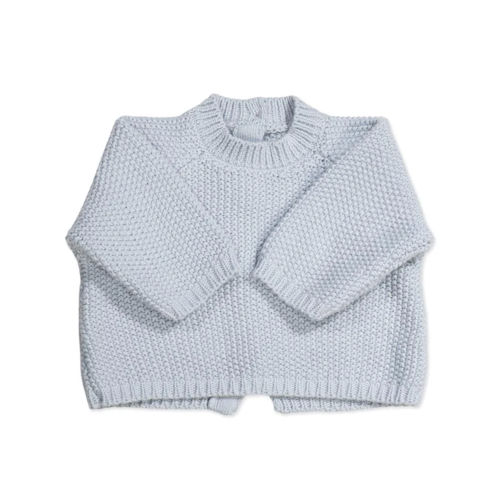 Conjunto 3 Peças para Recém Nascido em Tricot Pasito a Pasito Blue 0-1m - Image 4