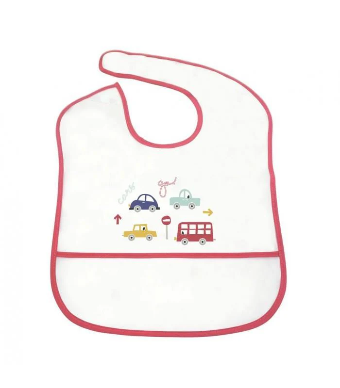 Conjunto de 2 Babetes de Vinil Carros - Image 2