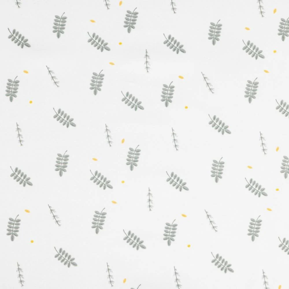 Conjunto de 2 Lençóis Ajustáveis em Bambu Greenery para Chicco Next2Me - Image 4