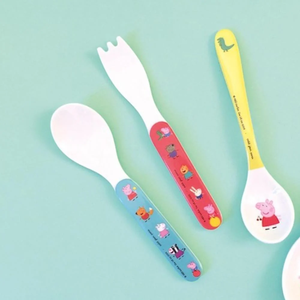 Conjunto de 2 Talheres em Melamina Peppa Pig - Image 3