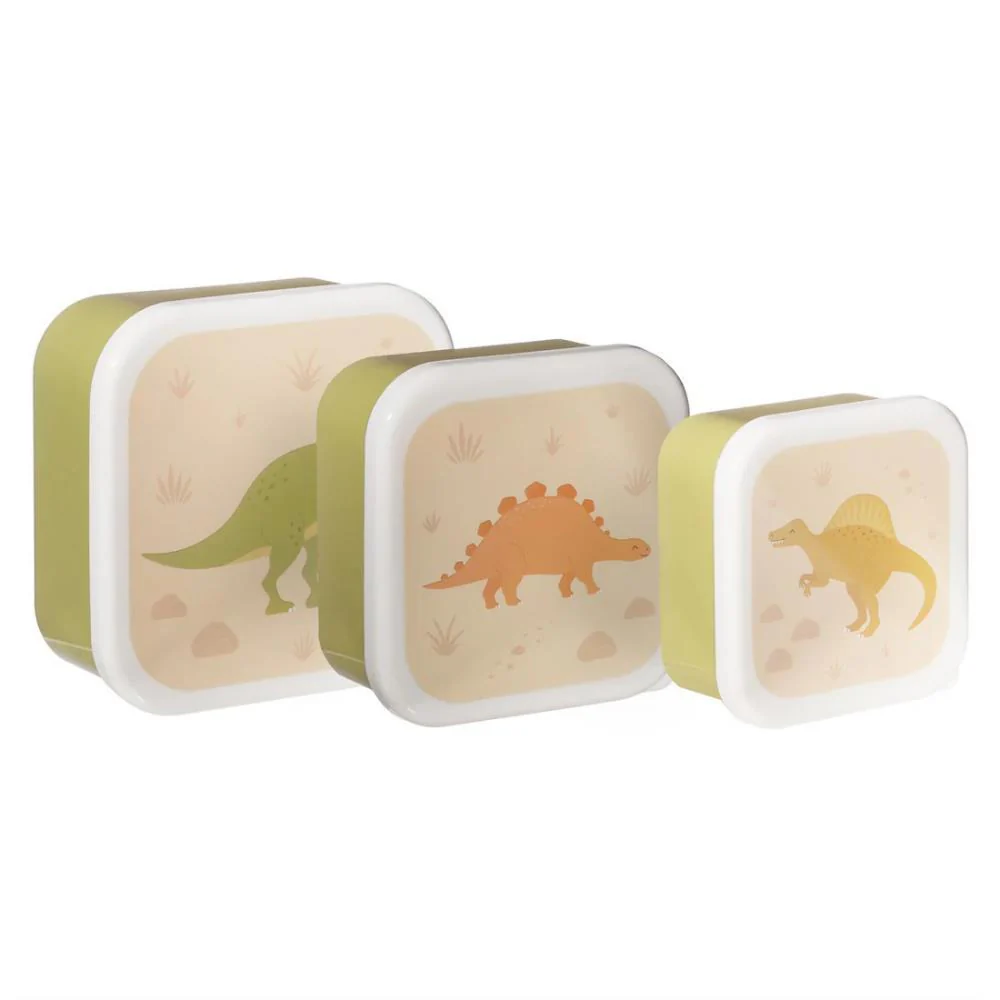Conjunto de 3 Caixas Sass & Belle Dinossauro