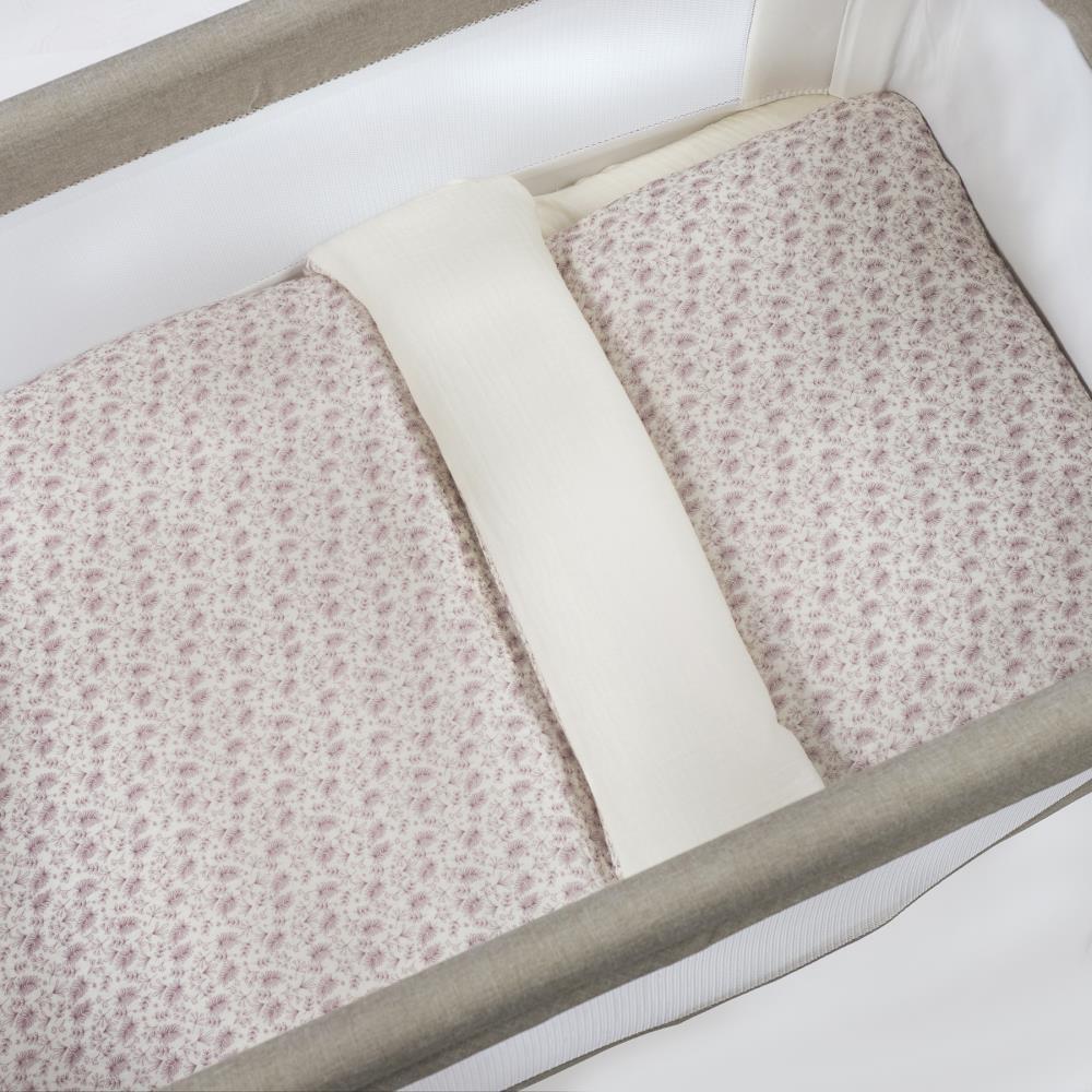 Conjunto de 3 Peças para Berço 90x50cm Gala Cerise - Image 3