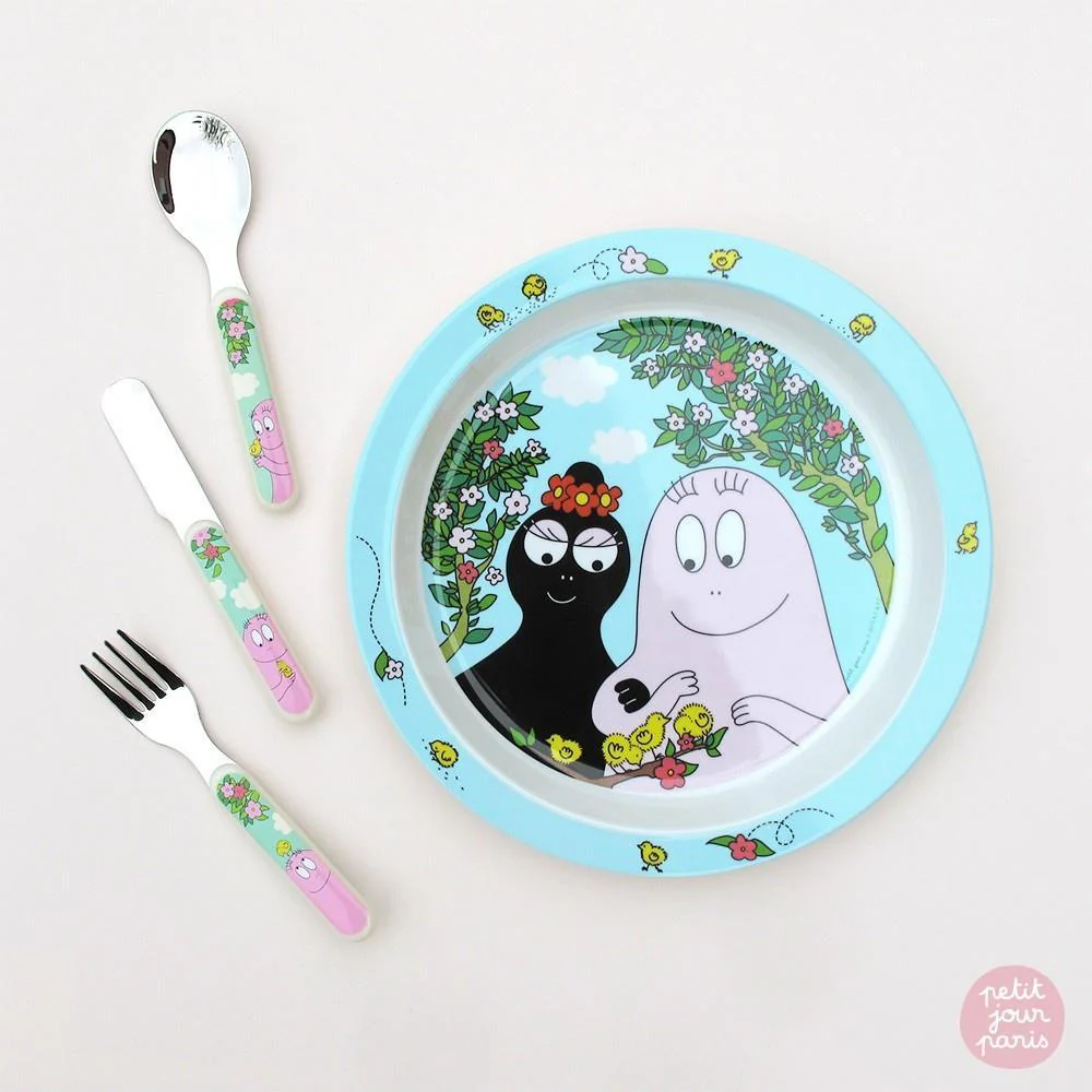 Conjunto de 3 Talheres em Inox Petit Jour Barbapapa - Image 4