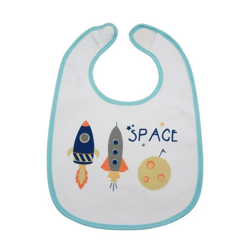 Conjunto de 5 Babetes em Algodão Olmitos Space - Image 6