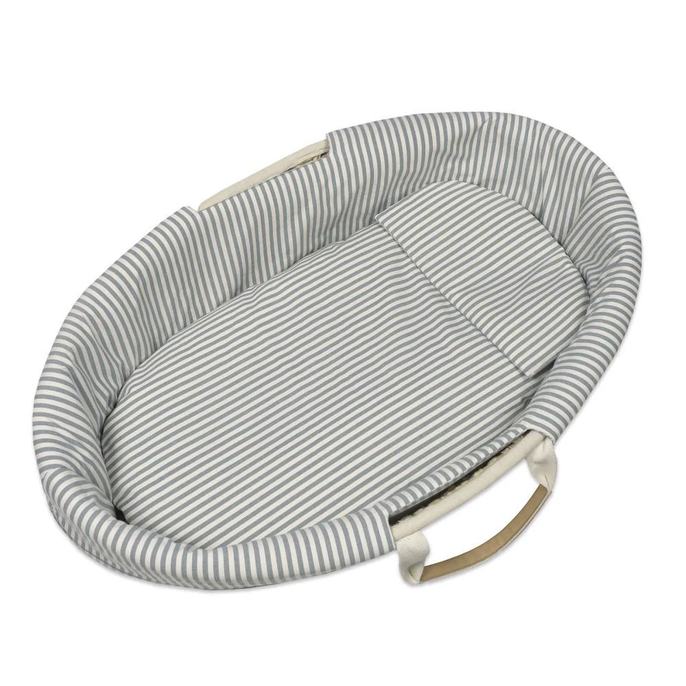 Conjunto de 5 Peças para Alcofa 80x40cm Walking Mum Praliné Vichy/Strips Matcha - Image 4