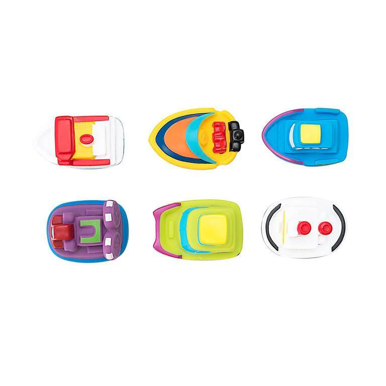 Conjunto de 6 Brinquedos de Banho Olmitos Barcos - Image 2