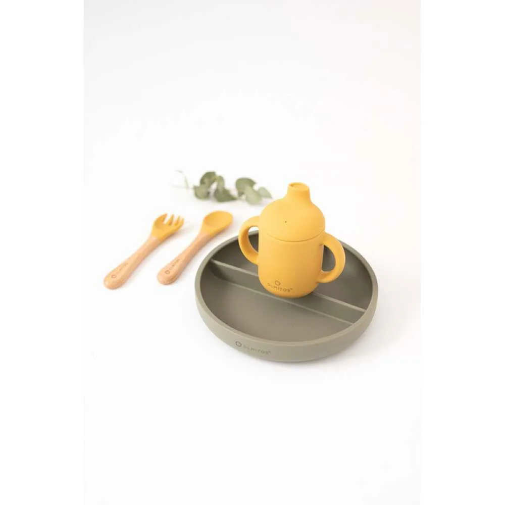 Conjunto de Alimentação com 5 Peças em Silicone Verde - Image 3