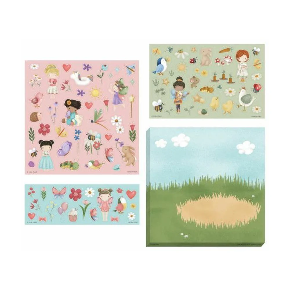 Conjunto de Autocolantes Little Dutch Rosa & Friends