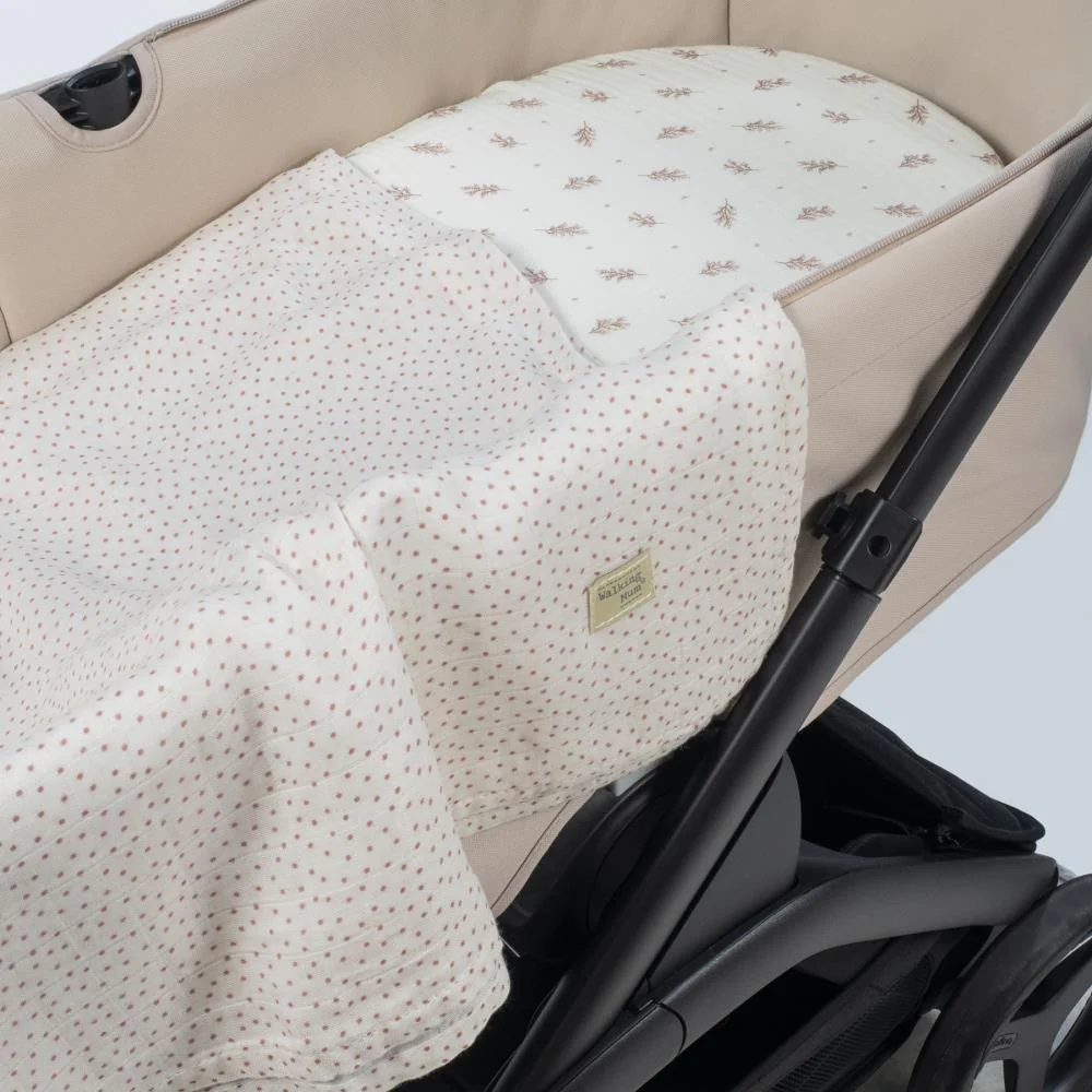 Conjunto de Lençóis para Alcofa Walking Mum Mimosa Rosa - Image 2