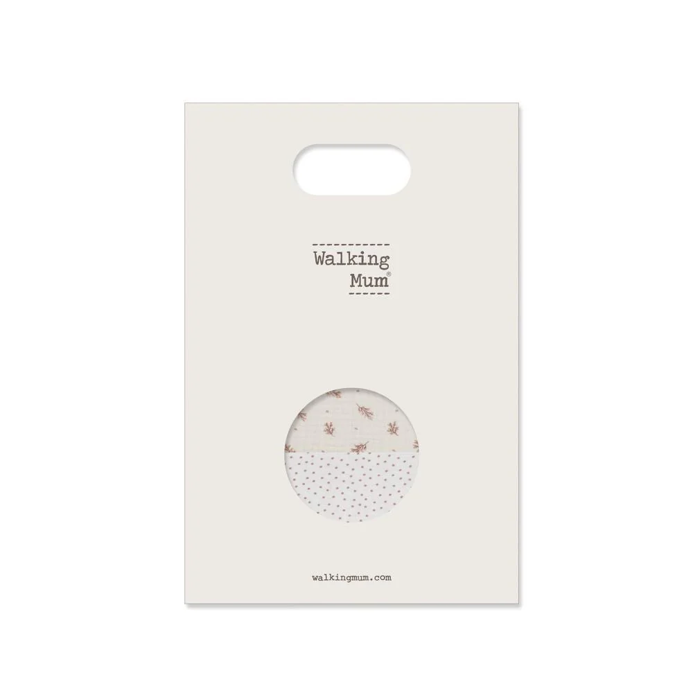 Conjunto de Lençóis para Alcofa Walking Mum Mimosa Rosa - Image 4