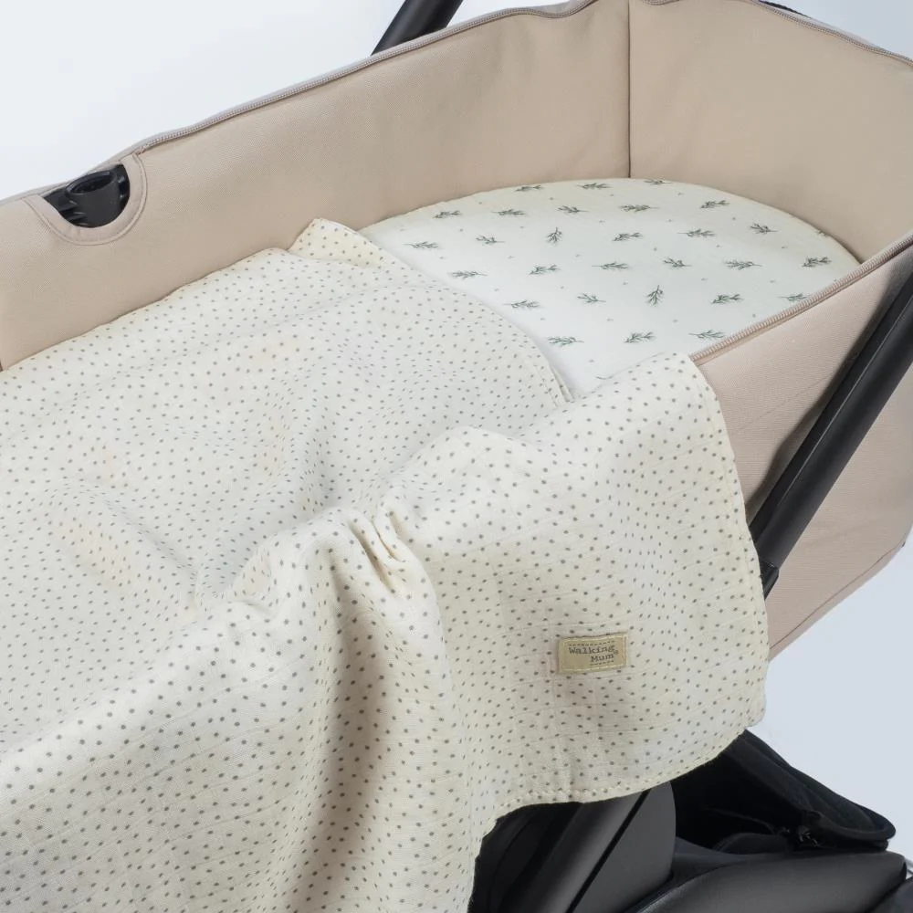 Conjunto de Lençóis para Alcofa Walking Mum Mimosa Verde - Image 2
