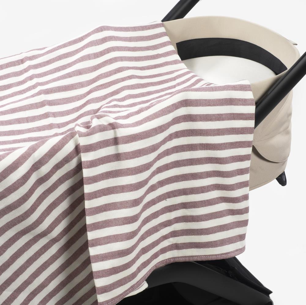 Conjunto de Lençóis para Alcofa Pasito a Pasito Cherry Strips - Image 3